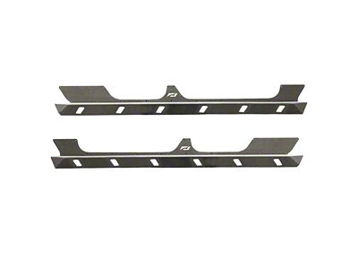 Motobilt Rocker Guards with Step; Bare Steel (20-25 Jeep Gladiator JT)