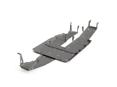 Motobilt Skid Plate System; Bare Steel (20-25 3.6L Jeep Gladiator JT)