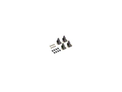 Motobilt Trail Rail Cargo Rack Brackets; Bare Steel (20-25 Jeep Gladiator JT)