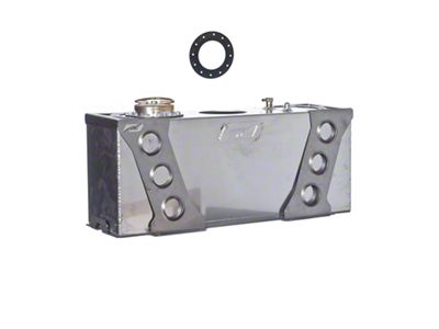 Motobilt 15-Gallon Fuel Cell Package; Bare Aluminum (97-06 Jeep Wrangler TJ)