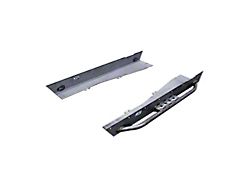 Motobilt 15-Inch Stretch Rockers with Tube Step; Raw (87-95 Jeep Wrangler YJ)