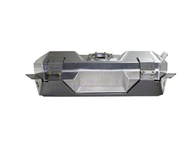 Motobilt 20.9-Gallon Fuel Cell with Steel Skid for Back Half Kit; Bare Aluminum (07-18 Jeep Wrangler JK)