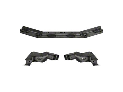 Motobilt 4-Link Front Suspension Brackets with Transmission Crossmember (07-11 Jeep Wrangler JK 4-Door)