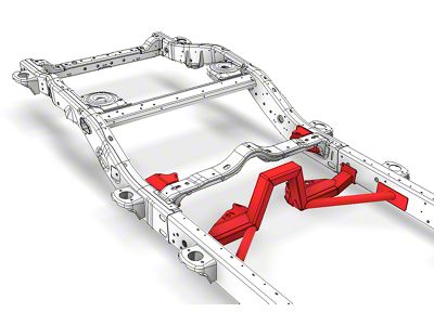 Motobilt 4-Link Rear Suspension Bracket Kit (18-26 Jeep Wrangler JL 4-Door)