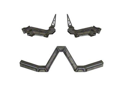 Motobilt 4-Link Rear Suspension Brackets with Rear Crossmember (07-18 Jeep Wrangler JK 4-Door)