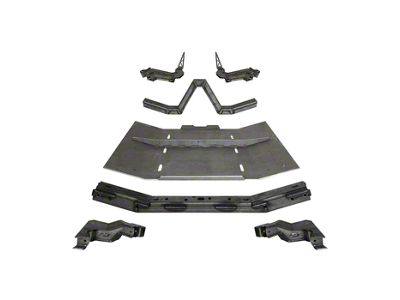 Motobilt 4-Link Suspension Bracket and Skid Plate Kit (07-11 Jeep Wrangler JK 4-Door)