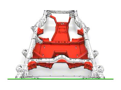 Motobilt 4-Link Suspension Bracket and Skid Plate Kit (18-25 Jeep Wrangler JL 4-Door)