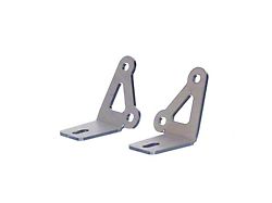 Motobilt A-Pillar Light Mount Brackets; Raw (76-95 Jeep CJ7 & Wrangler YJ)