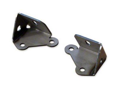 Motobilt A-Pillar Light Mounts; Bare Steel (07-18 Jeep Wrangler JK)