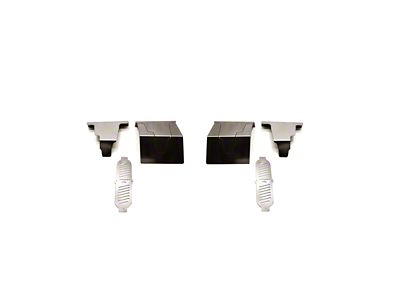 Motobilt B-Pillar Chop Kit; Bare Steel (18-25 Jeep Wrangler JL 4-Door)