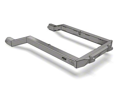 Motobilt Back Half Kit with Stubby Rear Bumper; Bare Steel (04-06 Jeep Wrangler TJ Unlimited)