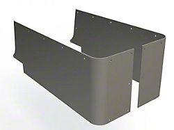 Motobilt Blank Corner Guards; Raw (76-06 Jeep CJ7, Wrangler YJ & TJ)