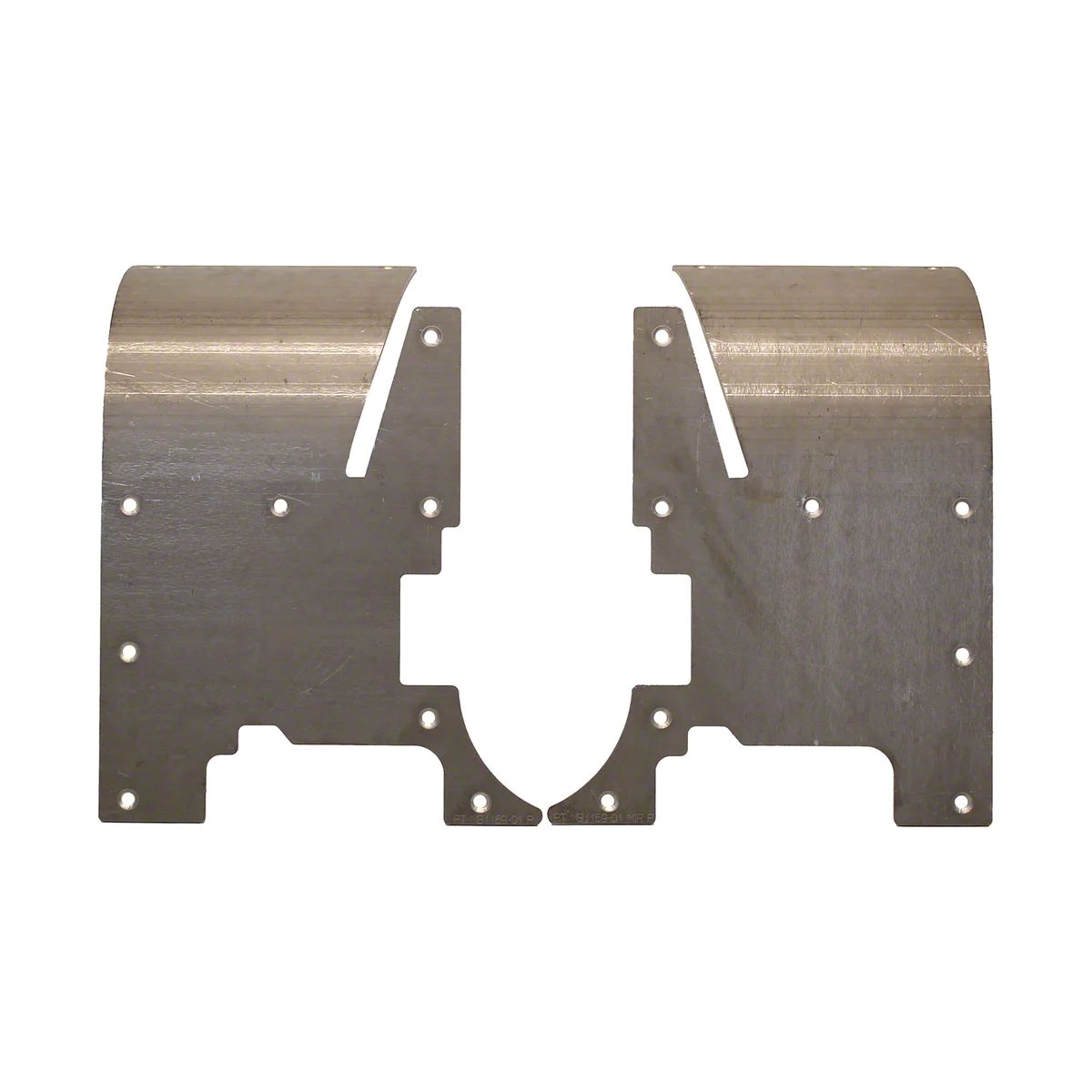 Motobilt Jeep Wrangler Cowl Armor; Bare Steel MB1169 (7695 Jeep CJ7