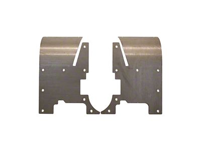 Motobilt Cowl Armor; Bare Steel (76-95 Jeep CJ7 & Wrangler YJ)