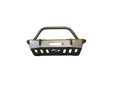 Motobilt Crusher Series Front Bumper with Bull Bar; Bare Steel (18-25 Jeep Wrangler JL)