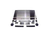 Motobilt Fold Down Tailgate; Bare Aluminum (76-06 Jeep CJ7, Wrangler YJ & TJ)