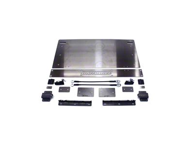 Motobilt Fold Down Tailgate; Bare Aluminum (76-06 Jeep CJ7, Wrangler YJ & TJ)