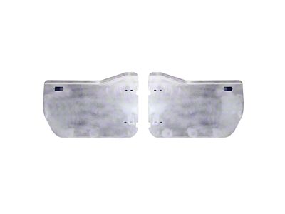 Motobilt Front Half Doors; Bare Aluminum (07-18 Jeep Wrangler JK)