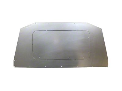 Motobilt Fuel Access Hatch; Bare Steel (07-18 Jeep Wrangler JK)