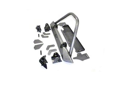 Motobilt Full Width Axle Conversion Kit with Stinger; Bare Steel (76-86 Jeep CJ7)