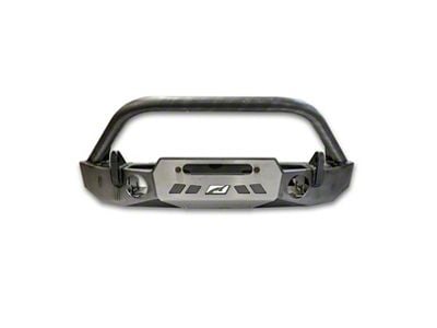 Motobilt Gladius Frame Chop Front Bumper with Bull Bar; Bare Steel (18-25 Jeep Wrangler JL)