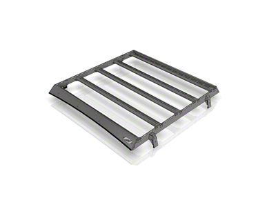 Motobilt Half Cab Roof Rack; Bare Steel (18-25 Jeep Wrangler JL 4-Door w/ Hard Top)