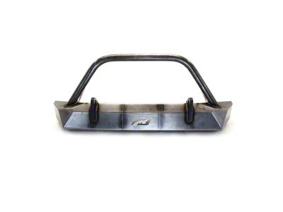 Motobilt Hammer Series Front Bumper with Stinger; Bare Steel (07-18 Jeep Wrangler JK)