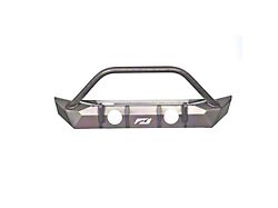Motobilt Hammer Series Front Bumper with Fog Light Mounts; Bare Steel (07-18 Jeep Wrangler JK)