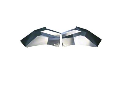 Motobilt High Line Blank Inner Fenders; Bare Steel (97-06 Jeep Wrangler TJ)