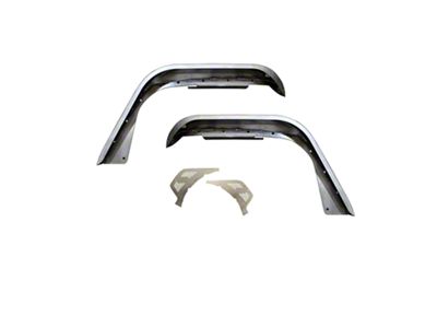 Motobilt Highline Front Fenders; Bare Steel (18-25 Jeep Wrangler JL)
