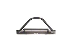 Motobilt Mid-Width Front Bumper with Stinger; Bare Steel (76-86 Jeep CJ7)