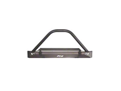 Motobilt Mid-Width Front Bumper with Stinger; Bare Steel (76-86 Jeep CJ7)