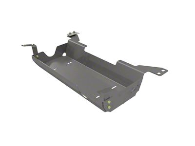Motobilt Muffler Skid Plate; Bare Steel (18-25 Jeep Wrangler JL 4-Door)