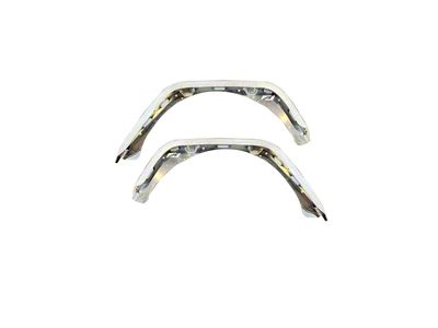 Motobilt Rear Fender Flares; Bare Aluminum (18-25 Jeep Wrangler JL)