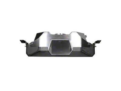Motobilt Rear Mounted Fuel Tank with Skid Plate; Bare Steel (07-18 Jeep Wrangler JK)