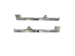 Motobilt Rocker Armor; Bare Aluminum (18-26 Jeep Wrangler JL 4-Door)