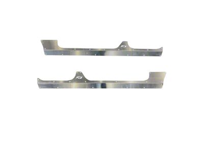 Motobilt Rocker Armor; Bare Aluminum (18-25 Jeep Wrangler JL 4-Door)