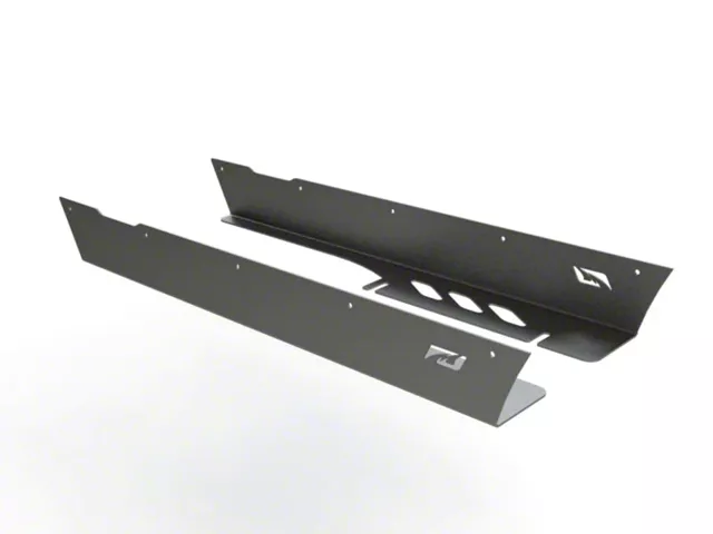 Icon Rocker Guard Motobilt Jeep Wrangler Rocker Guards for Comp Cut Corners; Notched for ...