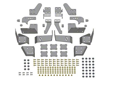 Motobilt Roll Cage Bracket Builder Kit (07-18 Jeep Wrangler JK 4-Door)