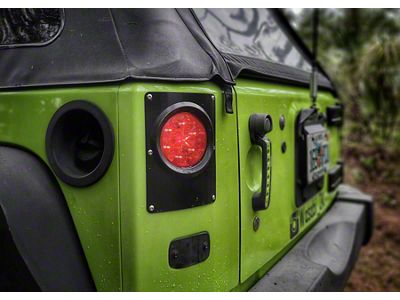 Motobilt Round Tail Light Conversion Kit (07-18 Jeep Wrangler JK)