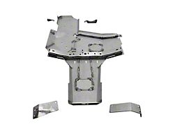 Motobilt Skid Plate System; Raw (07-11 Jeep Wrangler JK 2-Door)