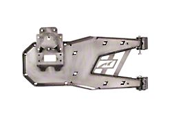 Motobilt Spare Tire Carrier; Bare Steel (07-18 Jeep Wrangler JK)