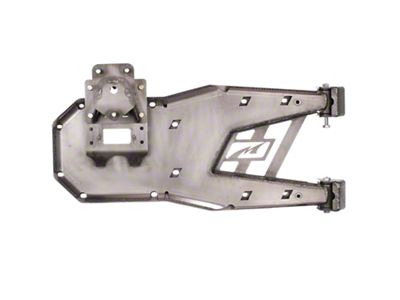 Motobilt Spare Tire Carrier; Bare Steel (07-18 Jeep Wrangler JK)