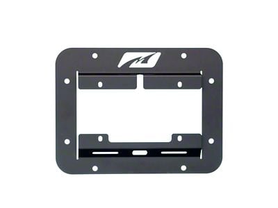 Motobilt Spare Tire Delete; Black (07-18 Jeep Wrangler JK)