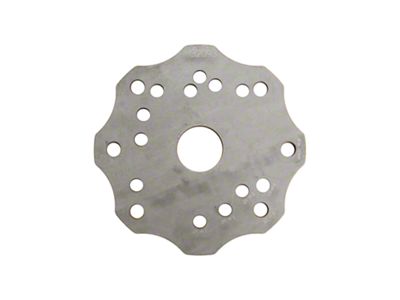 Motobilt Spare Tire Mounting Plate; Bare Steel (76-06 Jeep CJ7, Wrangler YJ & TJ)