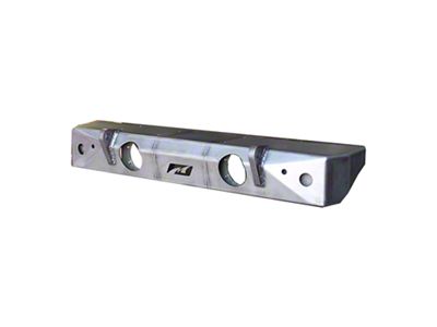 Motobilt Stubby Front Bumper with Fog Light Mounts; Bare Steel (07-18 Jeep Wrangler JK)