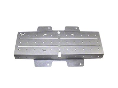 Motobilt Tailgate Accessory Base Mount; Bare Steel (87-06 Jeep Wrangler YJ & TJ)