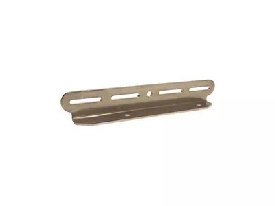 Motobilt Tailgate Light Mount; Aluminum; Raw (87-06 Jeep Wrangler YJ & TJ w/ Motobilt Tag Mount)