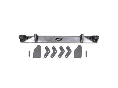 Motobilt Wheelbase Stretch Kit; Bare Steel (87-95 Jeep Wrangler YJ)