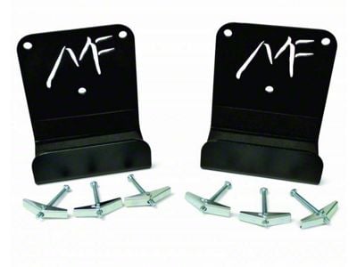 MotoFab Door Hangers; Set of 2 (76-25 Jeep CJ7, Wrangler YJ, TJ, JK & JL)